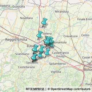 Mappa Viale Storchi, 41121 Modena MO, Italia (8.59)