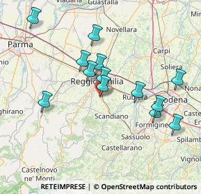 Mappa Via Armstrong, 42122 Fogliano RE, Italia (14.39846)