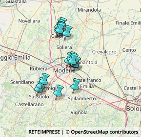 Mappa SS 9, 41122 Modena MO, Italia (11.28706)