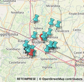 Mappa SS 9, 41122 Modena MO, Italia (11.368)