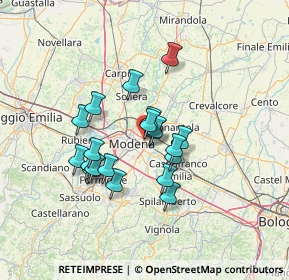 Mappa SS 9, 41122 Modena MO, Italia (10.803)