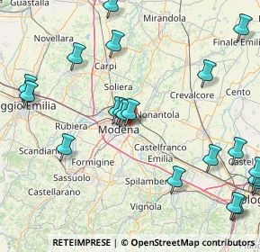 Mappa SS 9, 41122 Modena MO, Italia (21.6815)