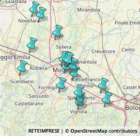 Mappa SS 9, 41122 Modena MO, Italia (13.78706)