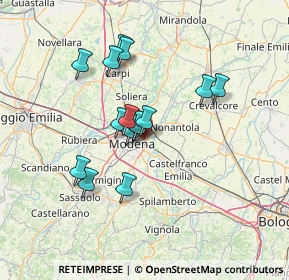 Mappa SS 9, 41122 Modena MO, Italia (11.52933)