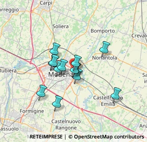 Mappa SS 9, 41122 Modena MO, Italia (5.01308)