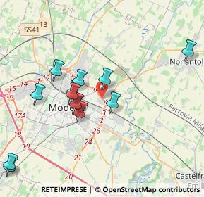 Mappa SS 9, 41122 Modena MO, Italia (4.51538)