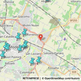 Mappa SS 9, 41122 Modena MO, Italia (3.03545)
