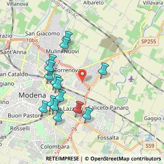 Mappa SS 9, 41122 Modena MO, Italia (1.98733)