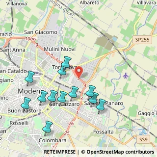 Mappa SS 9, 41122 Modena MO, Italia (2.12583)
