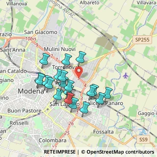 Mappa SS 9, 41122 Modena MO, Italia (1.6435)