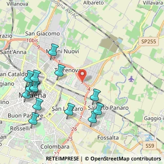 Mappa SS 9, 41122 Modena MO, Italia (2.52857)