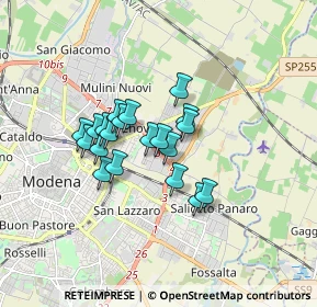 Mappa SS 9, 41122 Modena MO, Italia (1.2265)