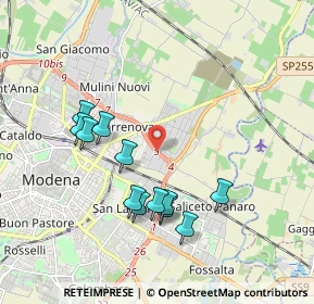 Mappa SS 9, 41122 Modena MO, Italia (1.85417)