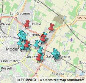 Mappa SS 9, 41122 Modena MO, Italia (1.618)