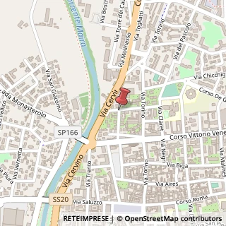 Mappa Via Cacciatori delle Alpi,  26, 12038 Savigliano, Cuneo (Piemonte)