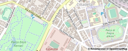 Mappa Modena