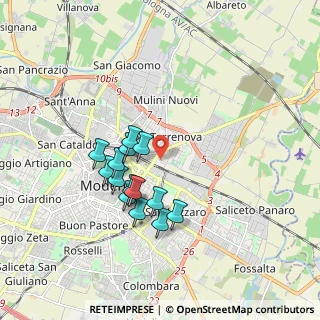 Mappa Via Mar Jonio, 41122 Modena MO, Italia (1.54571)