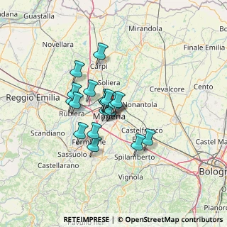 Mappa Via Mar Jonio, 41122 Modena MO, Italia (8.7765)