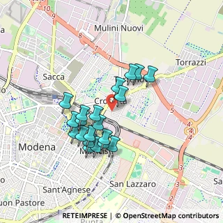 Mappa Via Mar Jonio, 41122 Modena MO, Italia (0.7595)
