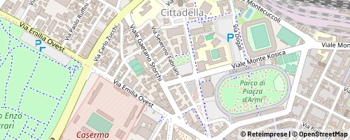 Mappa Modena