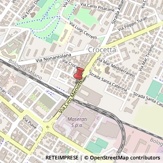 Mappa Viale Ciro Menotti, 355, 41122 Modena, Modena (Emilia Romagna)