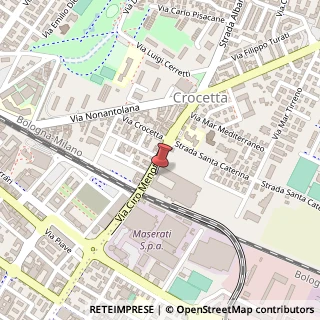 Mappa Strada Santa Caterina, 41122 Modena MO, Italia, 41122 Modena, Modena (Emilia Romagna)