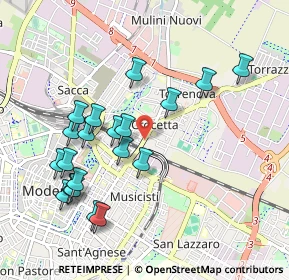 Mappa SS 255, 41122 Modena MO (1.0025)