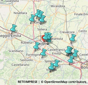 Mappa SS 255, 41122 Modena MO (15.81)