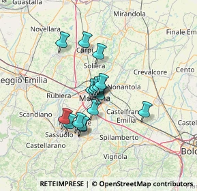 Mappa SS 255, 41122 Modena MO (9.75688)