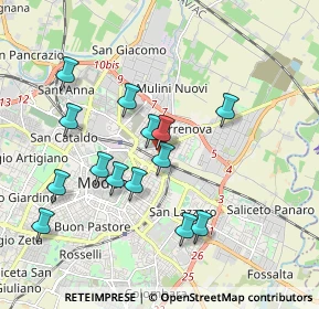Mappa SS 255, 41122 Modena MO (1.80714)
