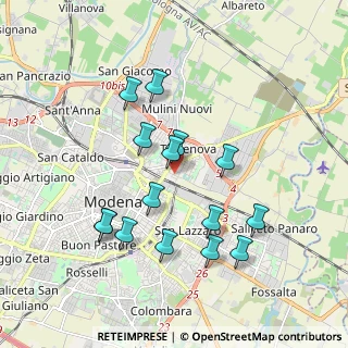 Mappa Via San Caterina, 41122 Modena MO, Italia (1.81)