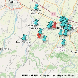 Mappa Via Lenin, 42021 Bibbiano RE, Italia (9.4425)