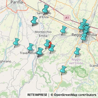 Mappa Via Lenin, 42021 Bibbiano RE, Italia (9.7595)