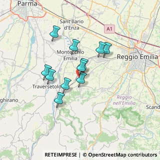 Mappa Via Lenin, 42021 Bibbiano RE, Italia (5.50545)