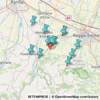 Mappa Via Lenin, 42021 Bibbiano RE, Italia (5.9575)