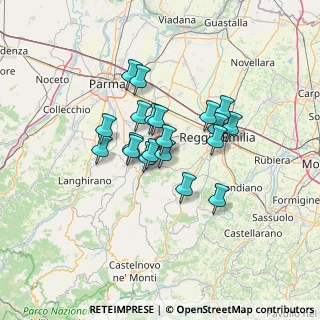 Mappa Via Lenin, 42021 Bibbiano RE, Italia (9.7535)