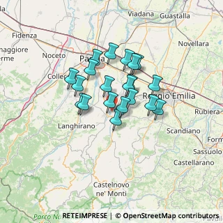 Mappa Strada del Pradone, 43029 Traversetolo PR, Italia (9.9795)