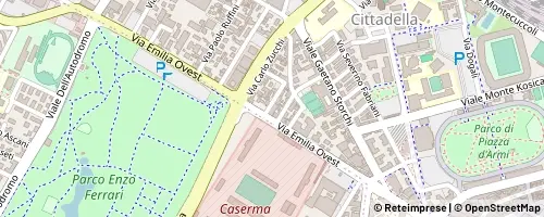 Mappa Módena