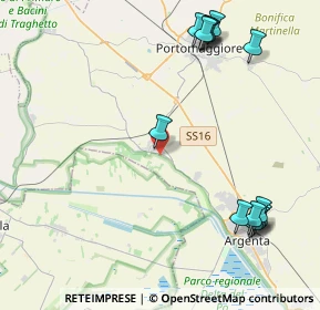 Mappa SP 65, 44011 Argenta FE, Italia (5.37929)