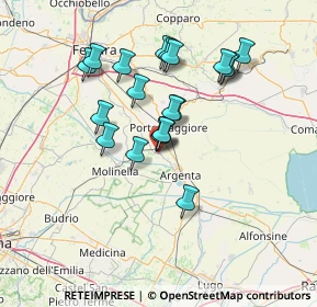 Mappa SP 65, 44011 Argenta FE, Italia (12.4535)