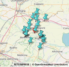 Mappa SP 65, 44011 Argenta FE, Italia (9.519)
