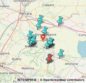 Mappa SP 65, 44011 Argenta FE, Italia (10.42)