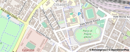 Mappa Modena