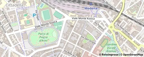 Mappa Modena
