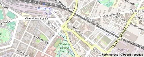 Mappa Módena