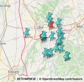 Mappa Via San Pietro, 12062 Cherasco CN, Italia (5.9605)