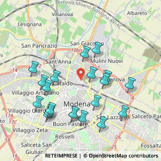 Mappa Via Giulio Benassi, 41122 Modena MO, Italia (2.157)