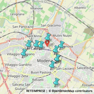 Mappa Via Giulio Benassi, 41122 Modena MO, Italia (1.67091)