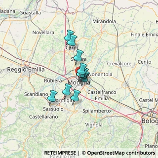 Mappa Via Giulio Benassi, 41122 Modena MO, Italia (7.61273)