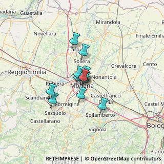 Mappa Via Giulio Benassi, 41122 Modena MO, Italia (7.7675)